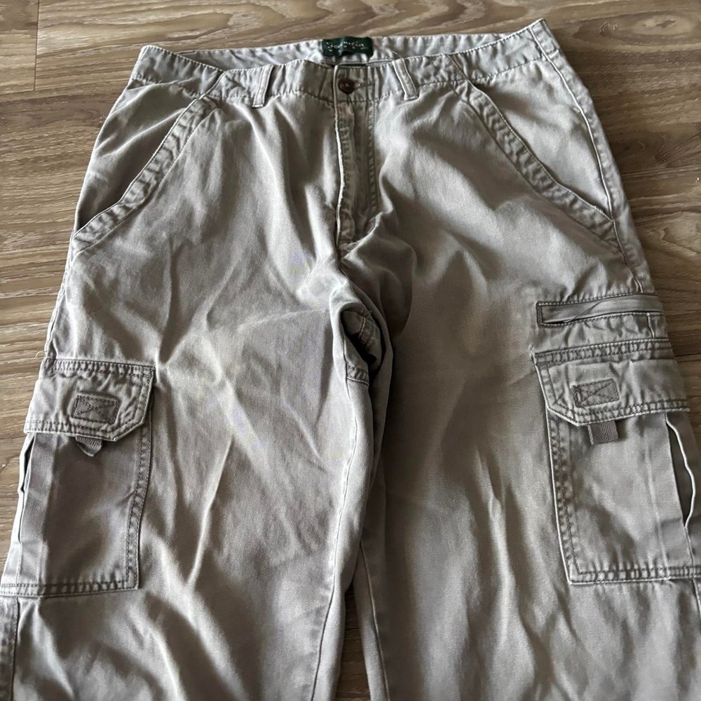 Vintage Y2K/2000s Grey Skater Cargo Pants! 31x27 Measures 31 x 27 - Picture 5 of 7
